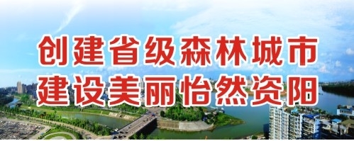 骚逼操鸡巴网址天堂创建省级森林城市 建设美丽怡然资阳